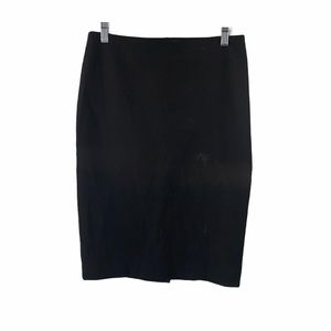Ann Taylor Black Stretch Pencil Skirt Size 6